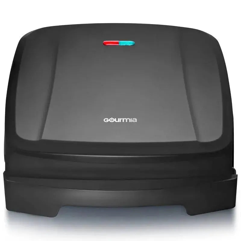 Gourmia 13.1" 4-Slice Health Griddle Black/Stainless Steel Finish gourmia