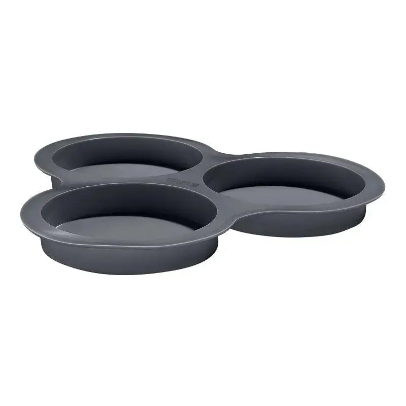 Gourmia Reusable 3pc Silicone Air Fryer Accessory Set with Basket Liner, Egg Bites Mold & Muffin Pan: Dishwasher-Safe, Hand Wash, Black, 1.49 lbs gourmia