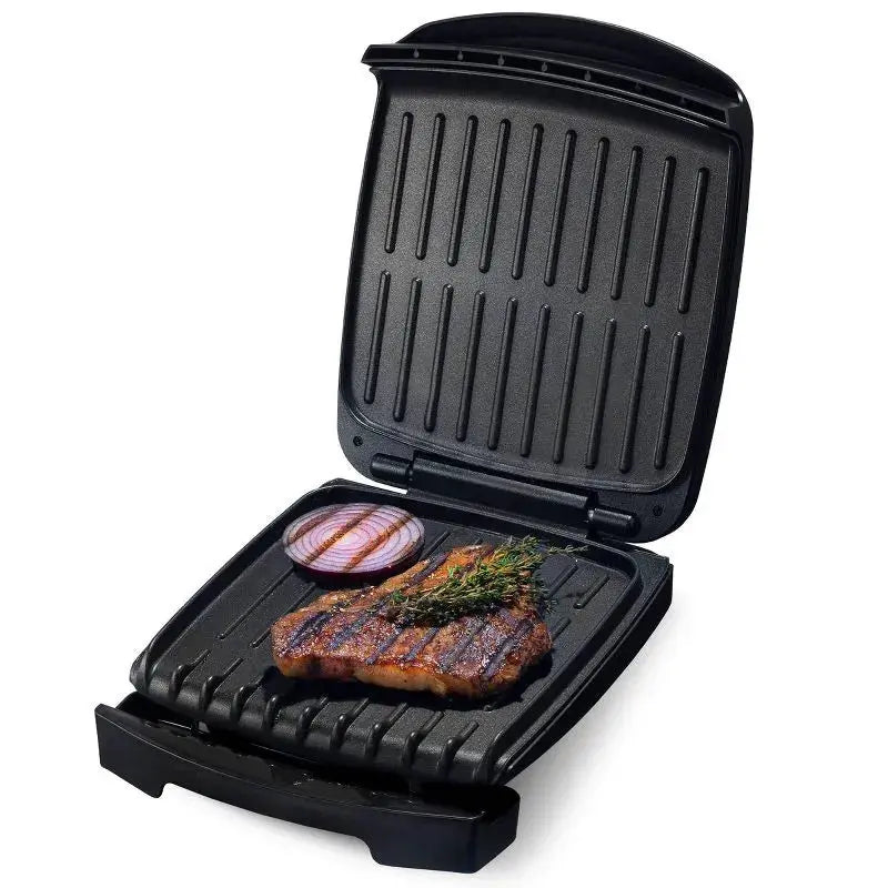 Gourmia 13.1" 4-Slice Health Griddle Black/Stainless Steel Finish gourmia
